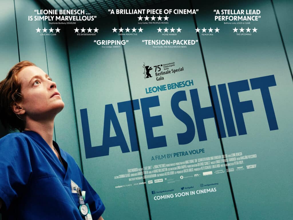 Trailer and poster for the superb 'Late Shift' with Leonie Benesch