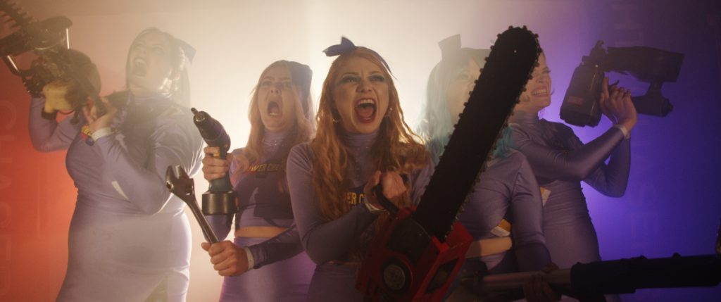 Powertool Cheerleaders vs the Boyband of the Screeching Dead