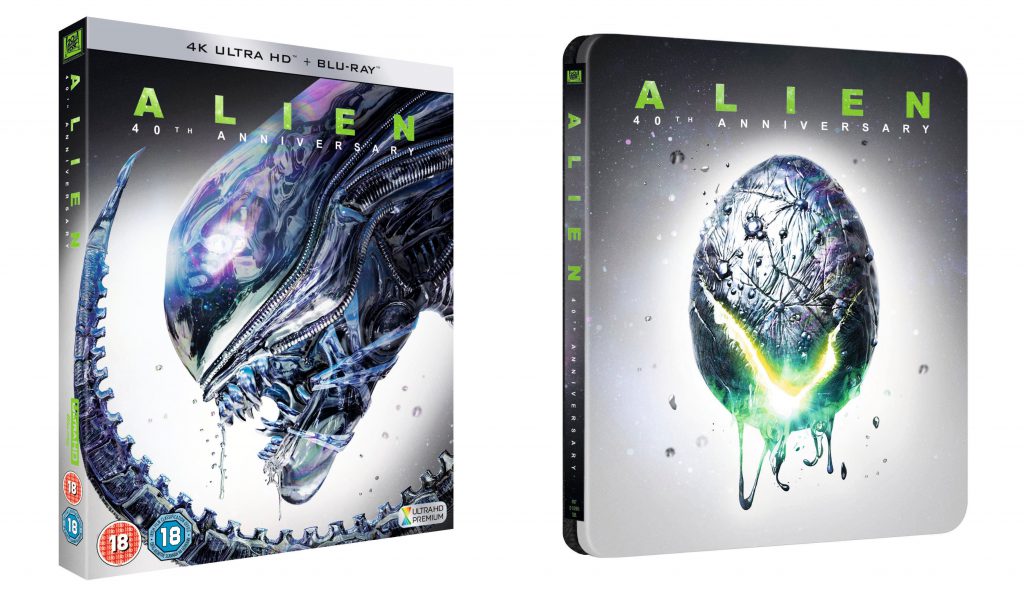 Alien - 4K Ultra HD 40th Anniversary Steelbook Exclusive + Blu-ray